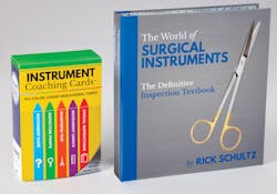 “The World of Surgical Instruments: A Definitive Inspection Textbook” and Instrument Coaching Cards from RMPS Publishing “The World of Surgical Instruments: A Definitive Inspection Textbook” and Instrument Coaching Cards from RMPS Publishing
