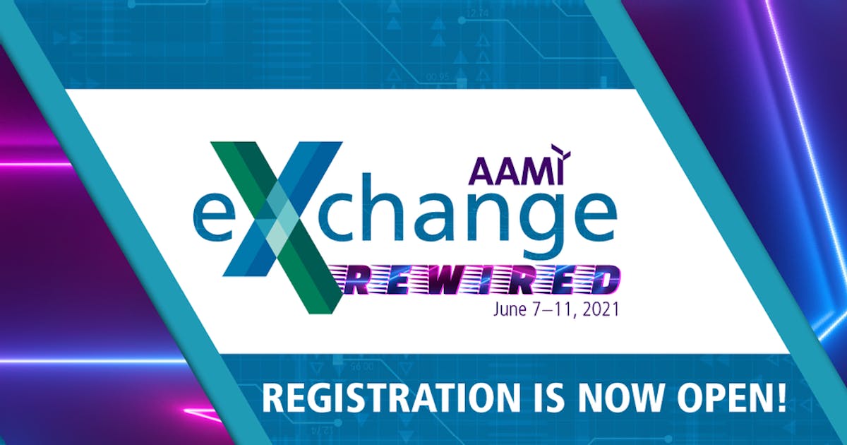 AAMI announces eXchange REWIRED virtual event Healthcare Purchasing News