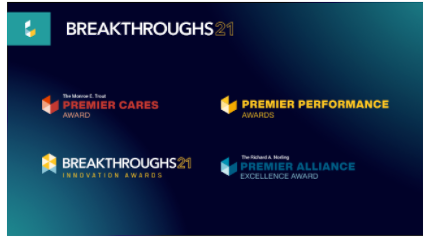 Premier Inc. names 2021 Breakthroughs Awards winners Healthcare