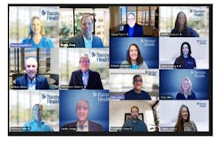 Supply Chain team working from home via Microsoft Teams: Column 1 (top to bottom): Jackie Perea, Mark Abrams, Mike Halmrast; Column 2: Doug Bowen, James Hutchinson, Gregg Lauder; Column 3: Paul Oppat, Denise Robson, Paul Zahn, Ethan Donaldson, Column 4: Jessica Carrillo, Lyndsay Lynch, Kim Deyo, Heidi Collum Supply Chain team working from home via Microsoft Teams: Column 1 (top to bottom): Jackie Perea, Mark Abrams, Mike Halmrast; Column 2: Doug Bowen, James Hutchinson, Gregg Lauder; Column 3: Paul Oppat, Denise Robson, Paul Zahn, Ethan Donaldson, Column 4: Jessica Carrillo, Lyndsay Lynch, Kim Deyo, Heidi Collum