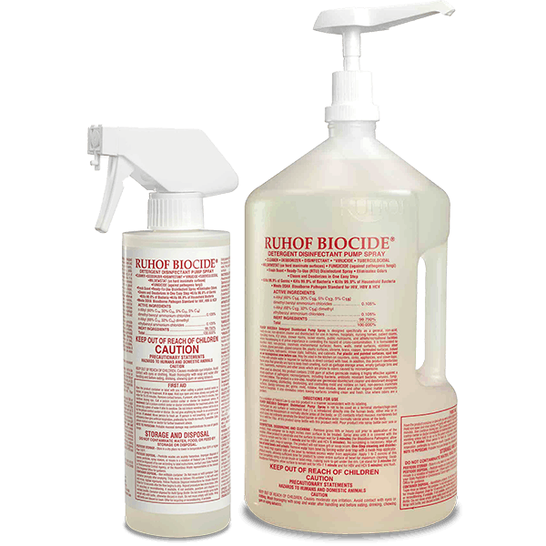 Corporation Biocide Detergent Disinfectant Pump Spray