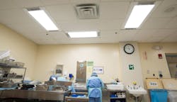 The Nuvo Surgical Vidashield UV24 adjunct air purification system The Nuvo Surgical Vidashield UV24 adjunct air purification system