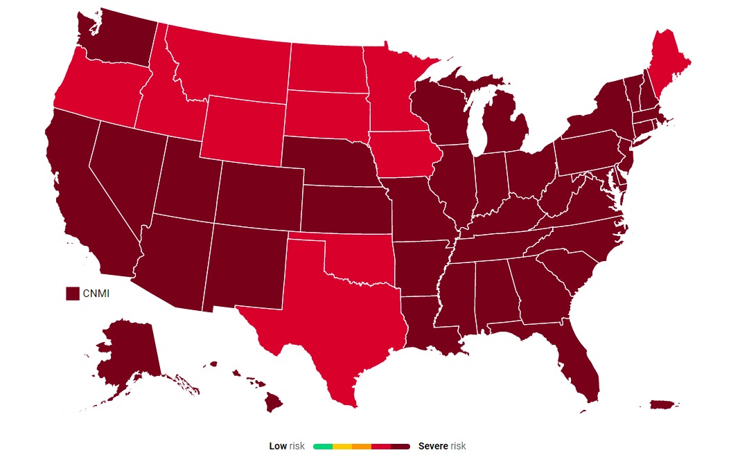 Courtesy of Covid Act Now