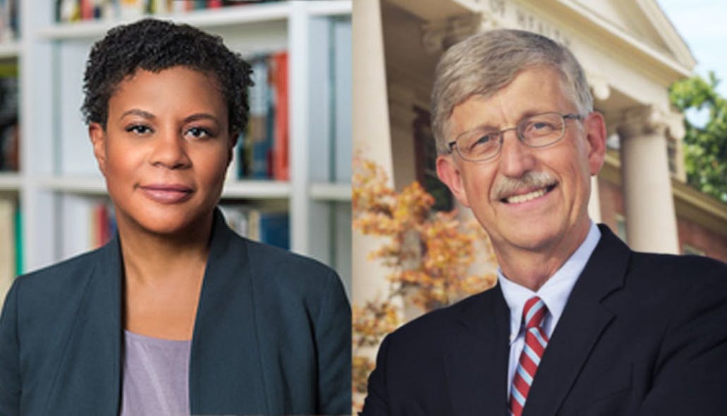 Courtesy of Dr. Alondra Nelson (Left) and Dr. Francis Collins (Right, NIH)