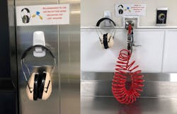 Recommened ear protection Recommened ear protection