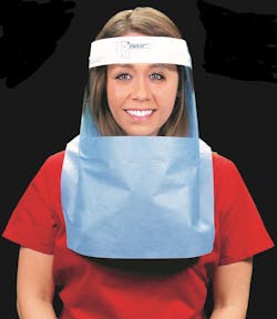 Drape-U face shield from Onyx Medical Drape-U face shield from Onyx Medical