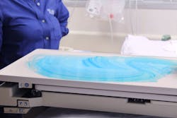 Kinnos Highlight deminstraton on bedside table Kinnos Highlight deminstraton on bedside table