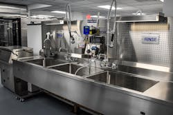 Pure Processing sinks in NorthShore Skokie Hospital’s CS/SPD department Pure Processing sinks in NorthShore Skokie Hospital’s CS/SPD department