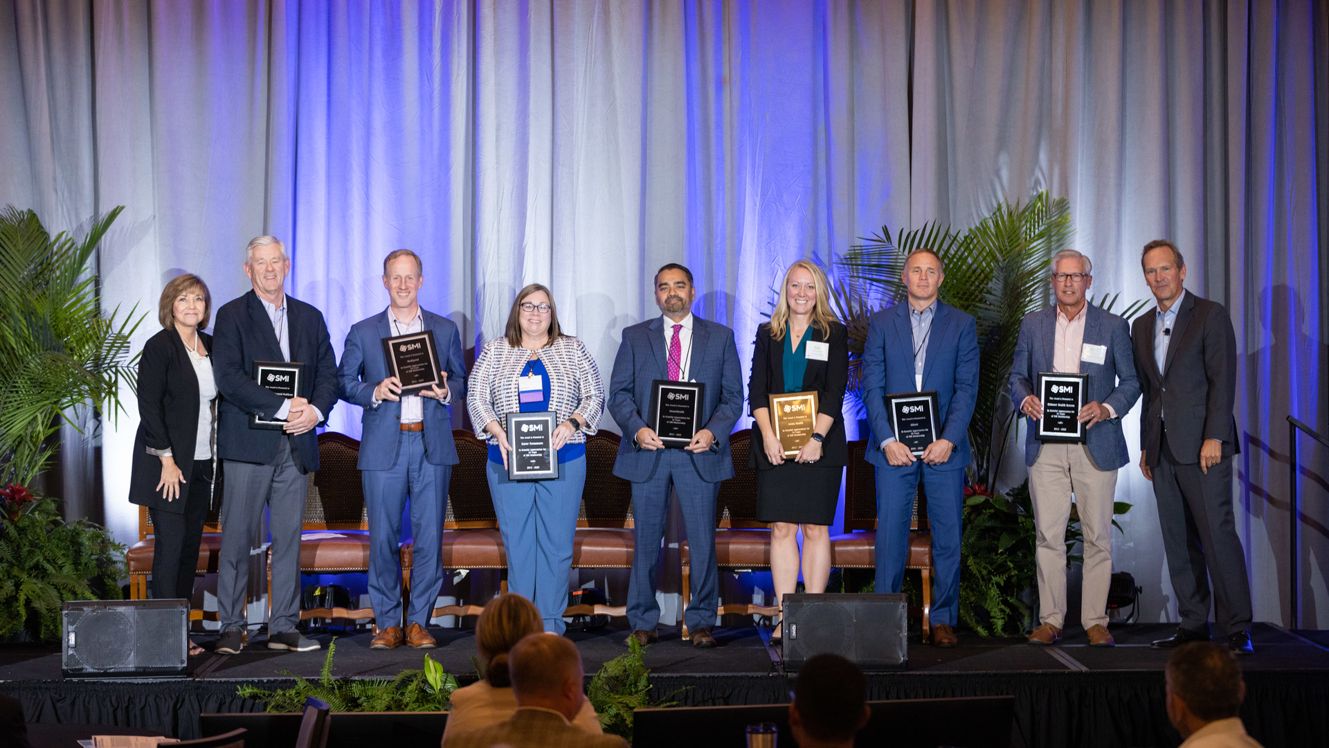 The seven organizations being recognized