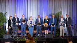 The seven organizations being recognized The seven organizations being recognized