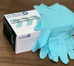 Isikel Manufacturing powder-free nitrile examination gloves