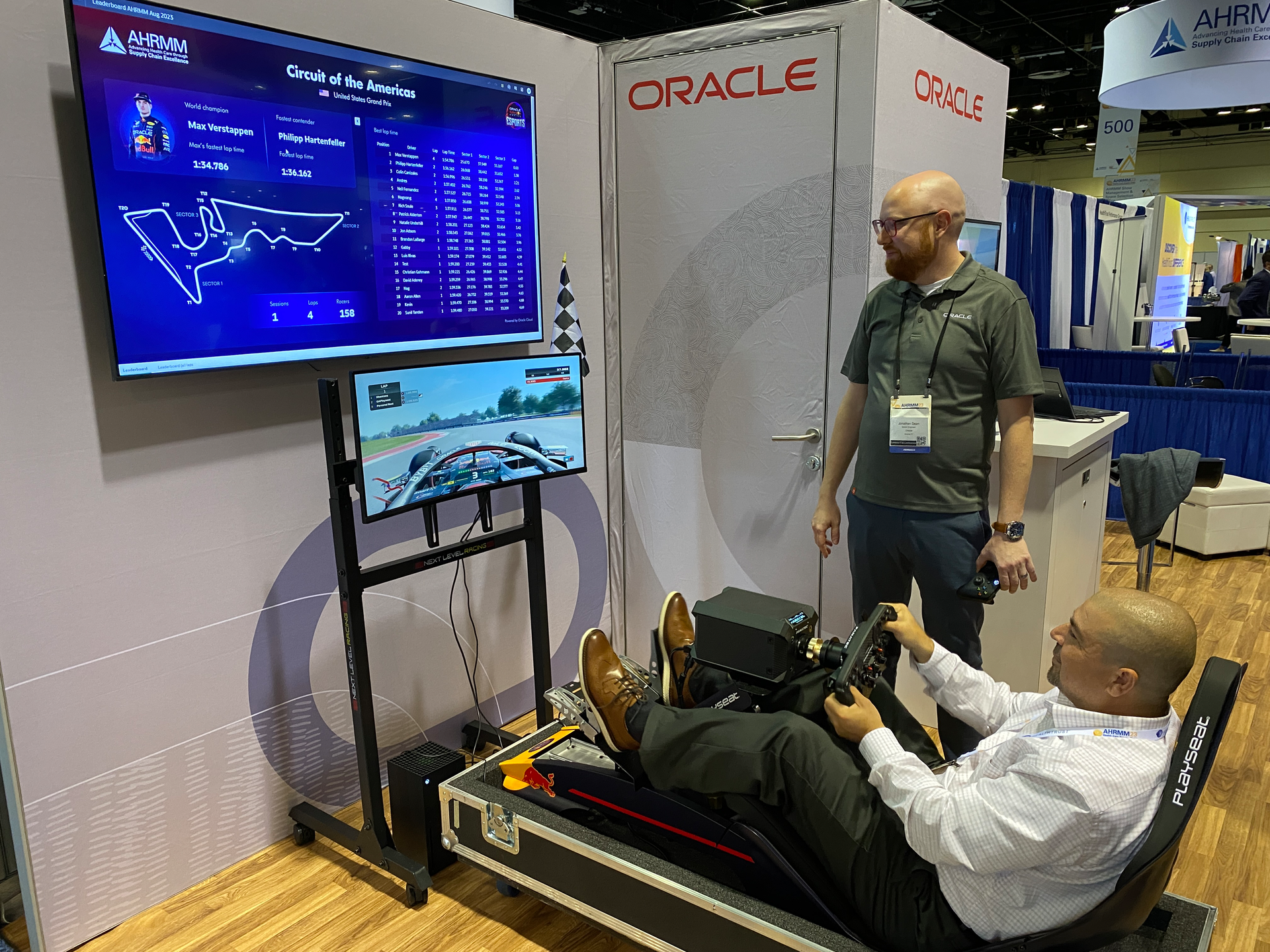 Oracle's Formula 1 Simulator