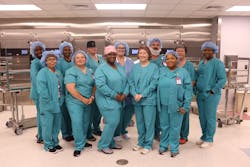St. Tammany Parish Hospital SP team Back row (left to right) Pearl Bell, Deloras Brock,, Kamren McCluskey, Michelle Milner, Mark Douglas, Terri Johnson, Angel Simmons Front row (left to right), Jeanette Stoddard, Shanon Richardson, Yvette Payne, Haylee Jarrell, Indy Claude St. Tammany Parish Hospital SP team Back row (left to right) Pearl Bell, Deloras Brock,, Kamren McCluskey, Michelle Milner, Mark Douglas, Terri Johnson, Angel Simmons Front row (left to right), Jeanette Stoddard, Shanon Richardson, Yvette Payne, Haylee Jarrell, Indy Claude