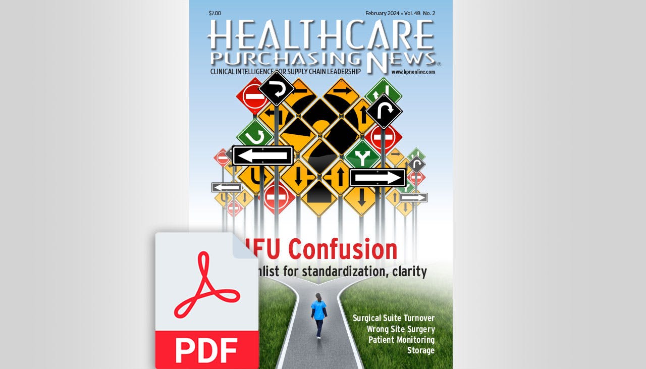 February 2024 Issue PDF Healthcare Purchasing News   65b15b7f4c9aa3001eea766f 2402 Pdf Primary 