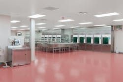 Example of the fully designed offsite decontamination area Example of the fully designed offsite decontamination area