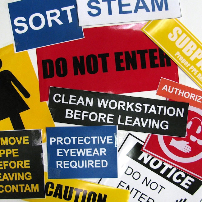 Figure 5: Custom Vinyl Labels. (Picture source – hmark.com).10