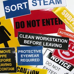 Figure 5: Custom Vinyl Labels. (Picture source – hmark.com).10 Figure 5: Custom Vinyl Labels. (Picture source – hmark.com).10