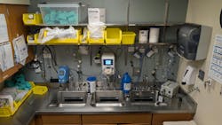 Mercyhealth GI scope reprocessing sink Mercyhealth GI scope reprocessing sink