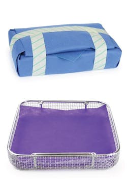 TOP: SafeGuard Dry Sterilization Wrap. Healthmark, A Getinge company.6 BOTTOM: Underguard Dry™ Advanced tray liner. Healthmark, A Getinge company.5 TOP: SafeGuard Dry Sterilization Wrap. Healthmark, A Getinge company.6 BOTTOM: Underguard Dry™ Advanced tray liner. Healthmark, A Getinge company.5