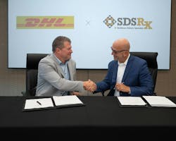 Mark Kunar, CEO DHL Supply Chain North America, and Drew Kronick, Founder, CEO & Managing Partner of SDS Rx Mark Kunar, CEO DHL Supply Chain North America, and Drew Kronick, Founder, CEO & Managing Partner of SDS Rx