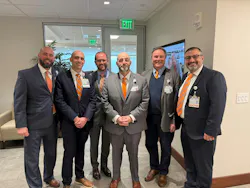 From (L-R): Ryan Donahue, Sr. System Director, Procure to Pay | Matthew Miller, MD, Director, Clinical Care Redesign | Colin Huguenel, MD, FACEP, Medical Director, Clinical Care Redesign | Jeff Stigliano, Director, Clinical Value Analysis | Donald Woods, Director, Strategic Sourcing & Contracting | Noubar Kevorkian, MD, Surgical Intensivist, Surgery Critical Care Redesign From (L-R): Ryan Donahue, Sr. System Director, Procure to Pay | Matthew Miller, MD, Director, Clinical Care Redesign | Colin Huguenel, MD, FACEP, Medical Director, Clinical Care Redesign | Jeff Stigliano, Director, Clinical Value Analysis | Donald Woods, Director, Strategic Sourcing & Contracting | Noubar Kevorkian, MD, Surgical Intensivist, Surgery Critical Care Redesign